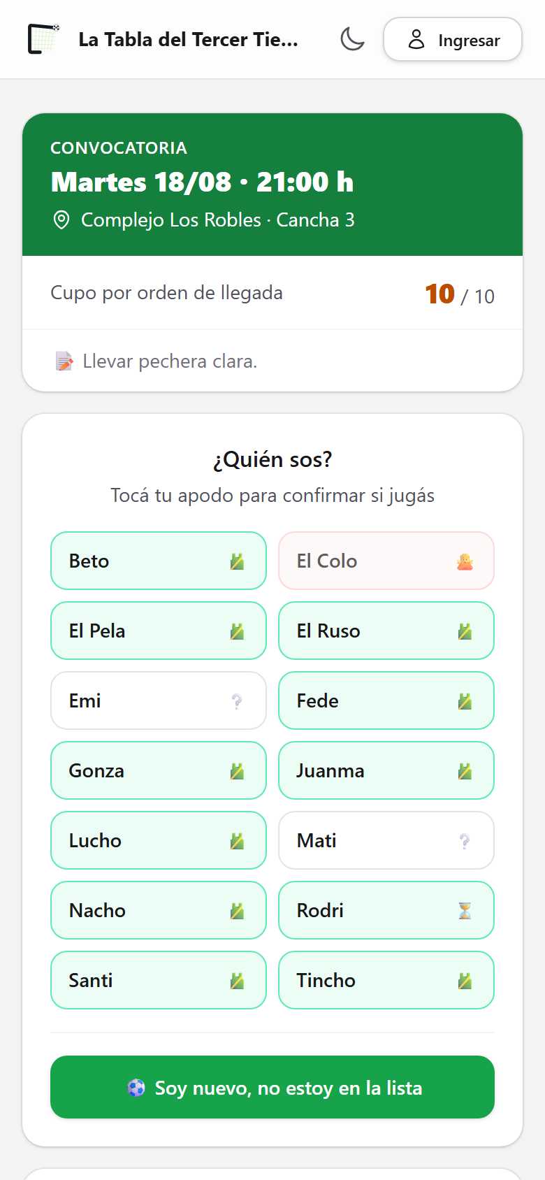 Abrí el enlace que llegó al grupo