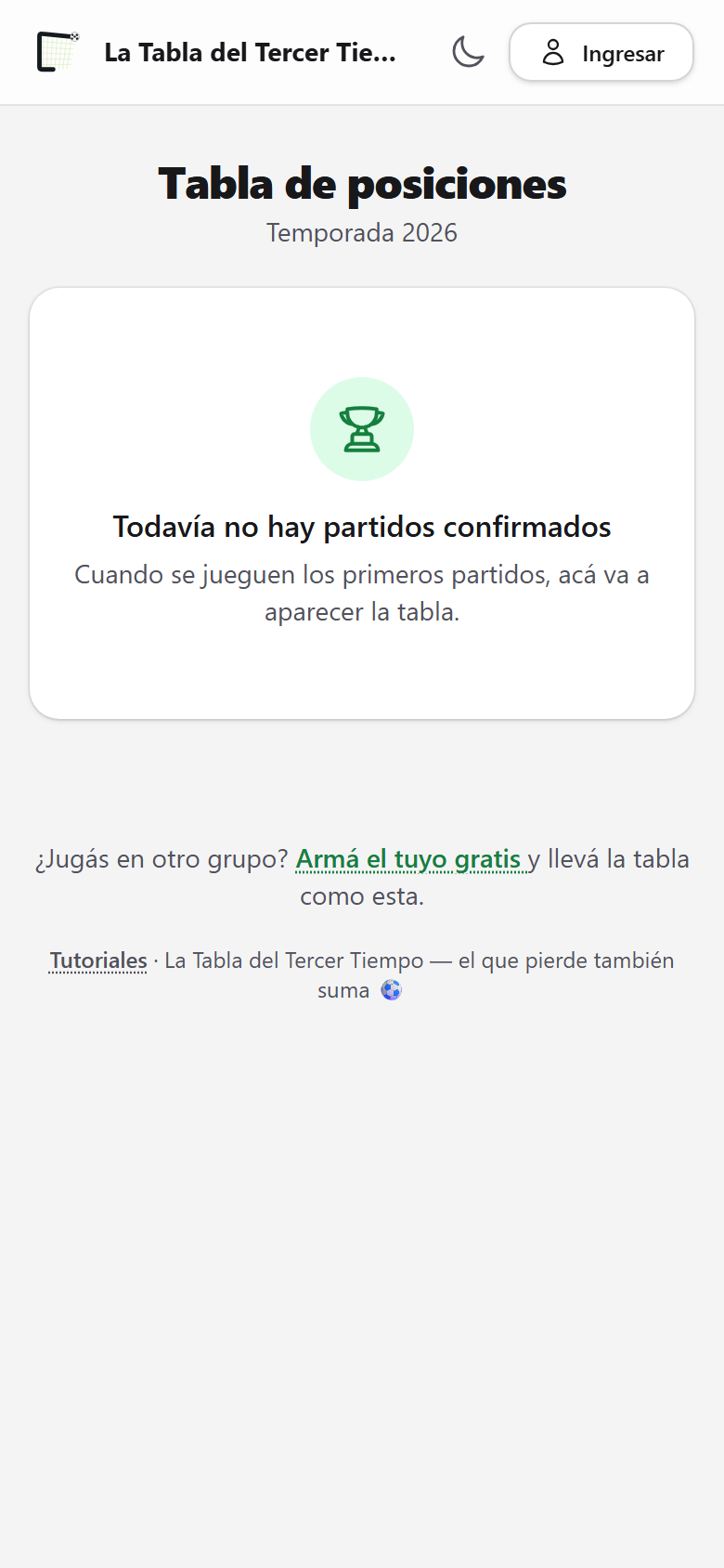 Tu grupo ya tiene su tabla pública