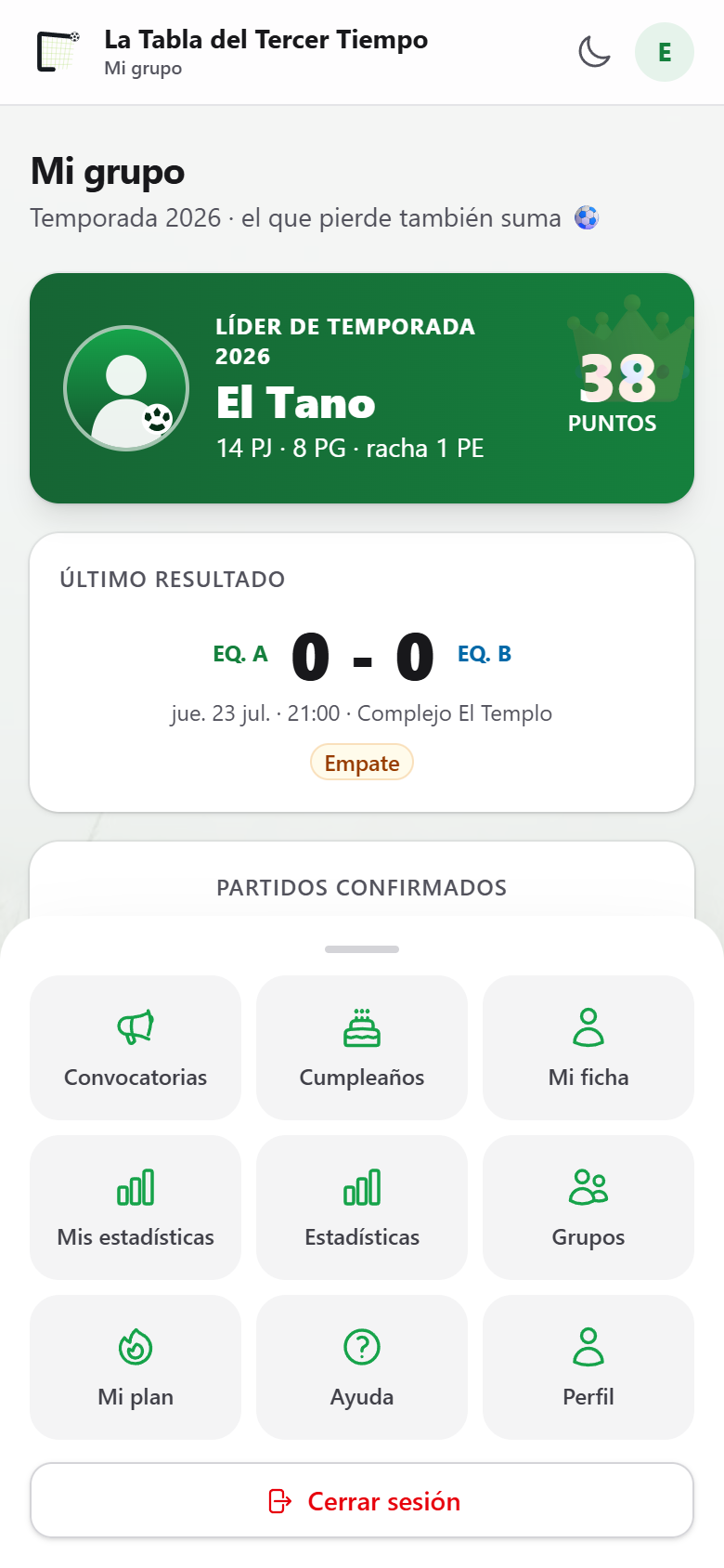 Entrá y buscá «Mi ficha»