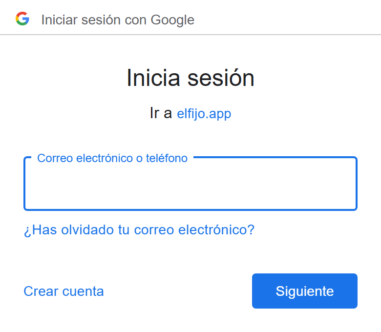 Camino A · Tocá «Entrar con Google»